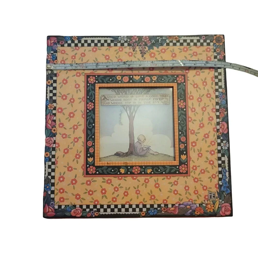 VINTAGE 1997 MARY ENGELBREIT GOOD WORD PAPER PICTURE PHOTO FRAME